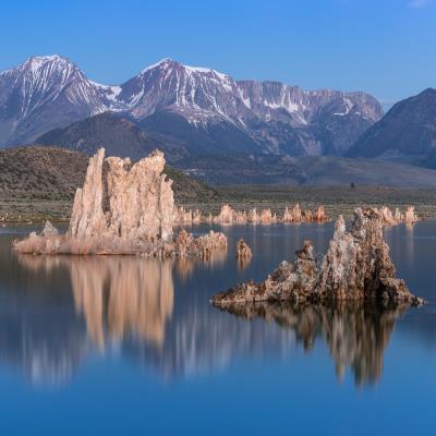 Morning reflections at Mono Lake